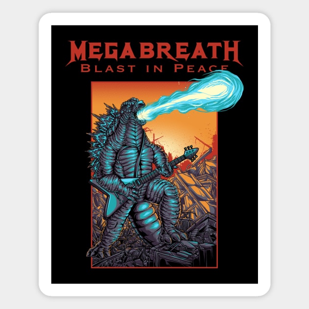 Megabreath Blast Magnet by monochromefrog